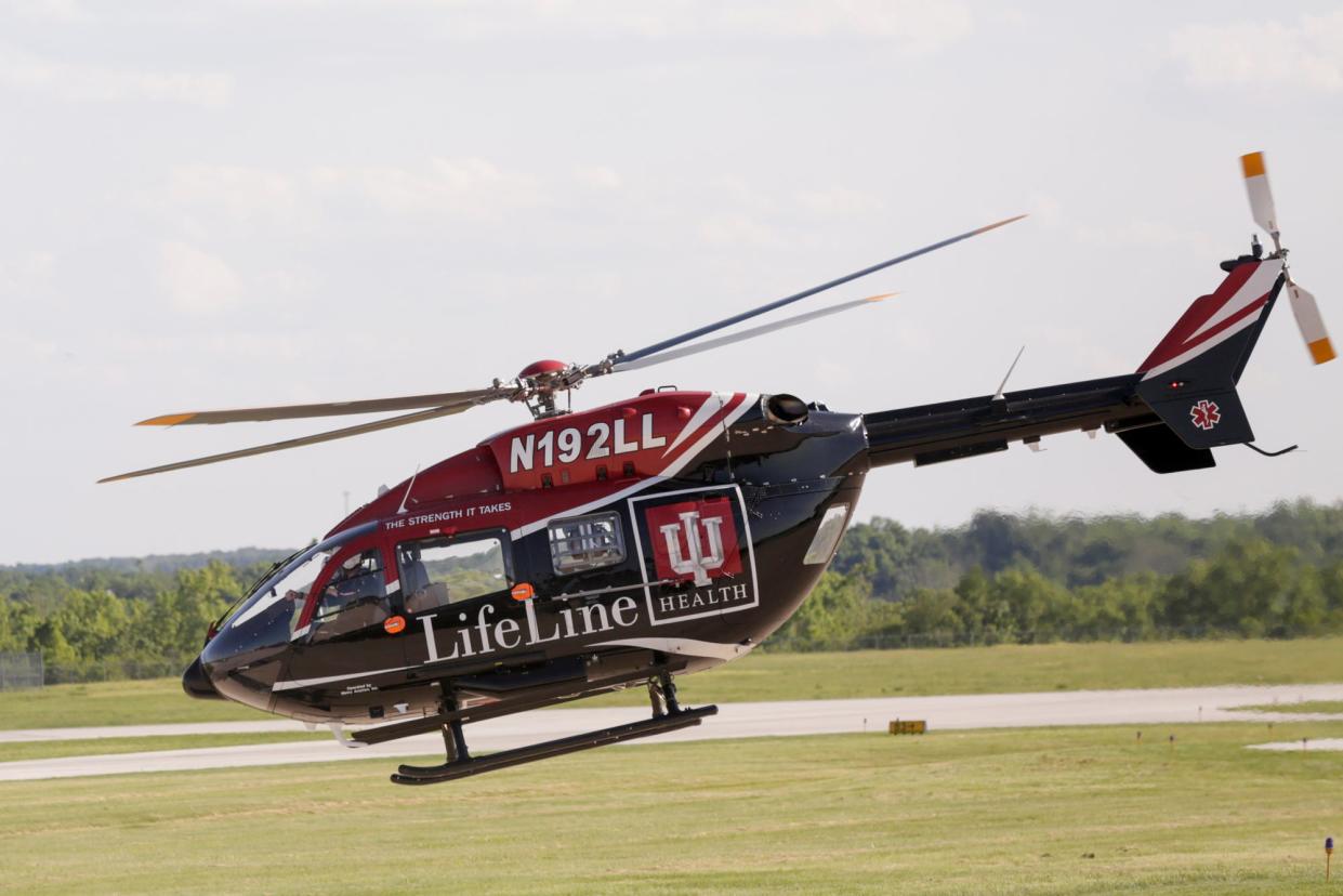 IU Health Lifeline helicopter/file illustration