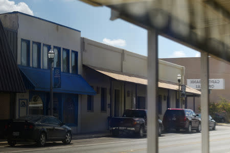 Local businesses are seen in downtown Carizzo Springs, Texas, U.S. September 5, 2018. Picture taken September 5, 2018. REUTERS/Callaghan O'Hare