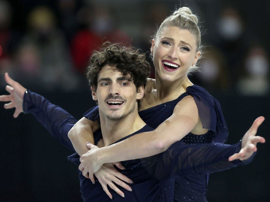 Piper Gilles and Paul Poirer of Canada figure skating