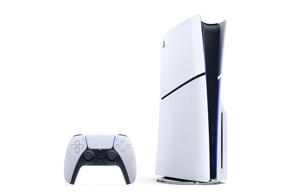 Sony PlayStation 5 Slim Disc Edition in white