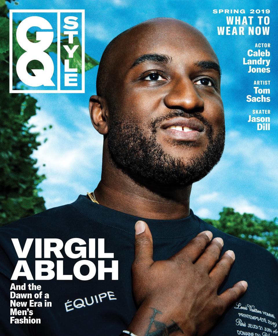 Virgil Abloh in Paris, at his first show as Louis Vuitton men’s artistic director on June 21, 2018.