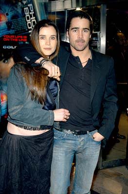 Colin Farrell and sister Catherine at the New York premiere of 20th Century Fox's Phone Booth