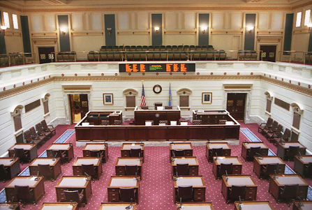 Oklahoma Senate Chamber at State Capitol (Photo/State of Oklahoma)
