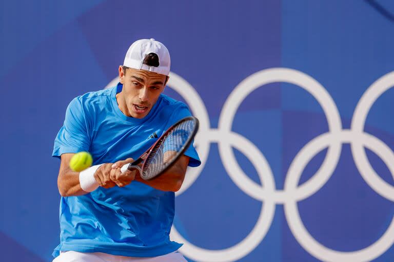 Francisco Cerúndolo tuvo su segunda experiencia olímpica en París 2024