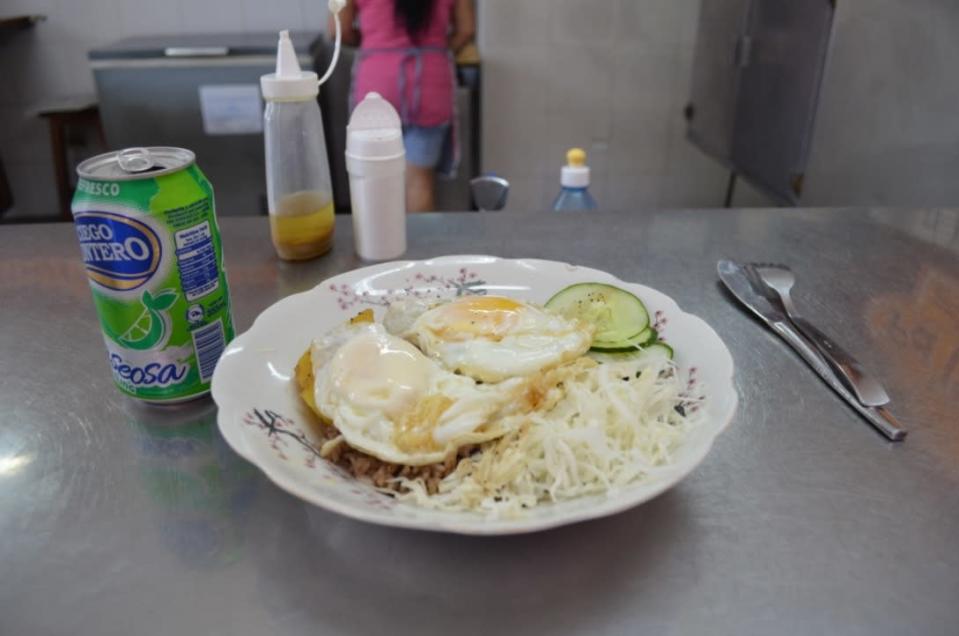 Fried Eggs and Rice, Havana, Cuba