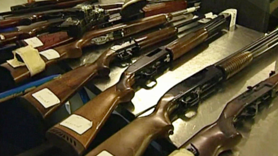 Australia's National Firearms Agreement banned certain types of weapons, and instituted a gun buyback program for automatic and semi-automatic rifles and shotguns; nearly 700,000 guns were taken and destroyed. The law also created a nationwide firearms registry, and required a 28-day waiting period for gun sales.  / Credit: CBS News