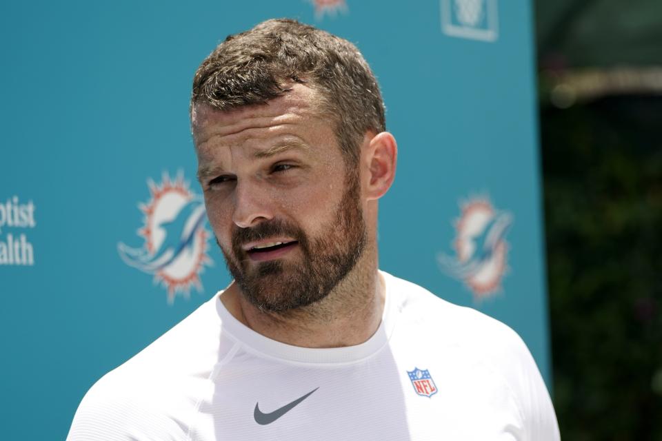 Dolphins punter Thomas Morstead spent the first 12 years of his NFL career with the New Orleans Saints.