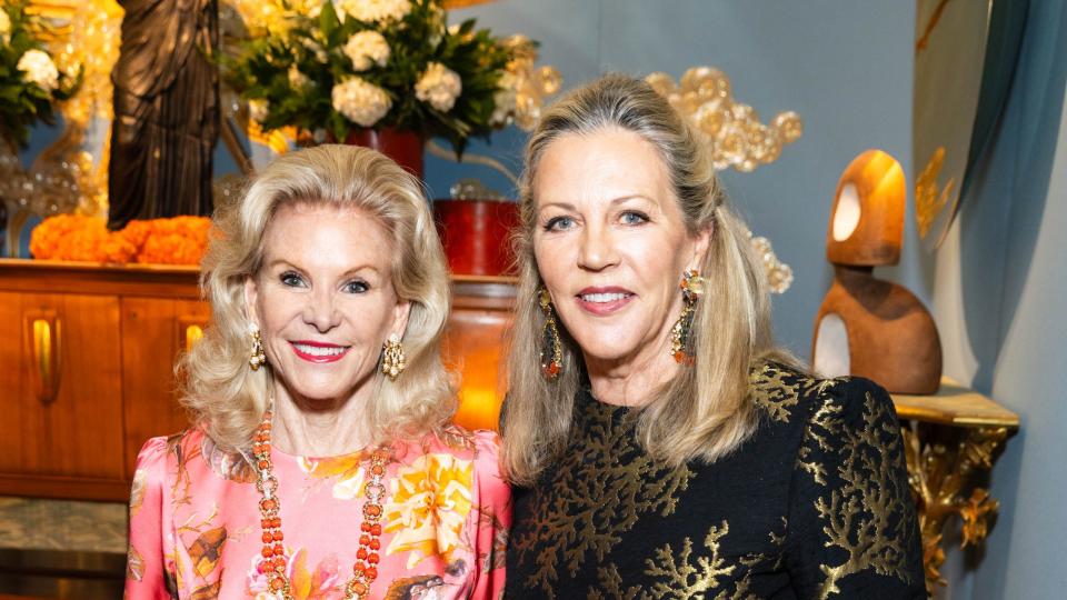 san francisco, ca october 11 dede wilsey and suzanne tucker attend the san francisco fall show opening night gala on october 11th 2023 at festival pavilion in san francisco, ca photo devlin shand for drew altizer photography