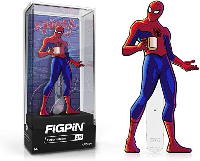 figpin spider man spiderman into the spider verse collectible pin