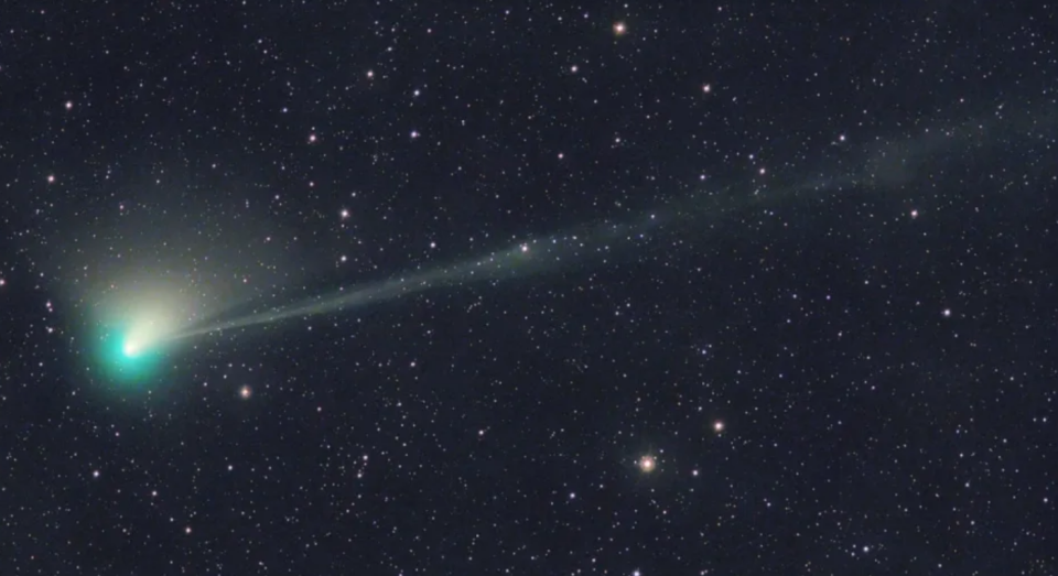 The comet has not been seen in the inner solar system for 50,000 years (Image: Presented by Michael Jager) 