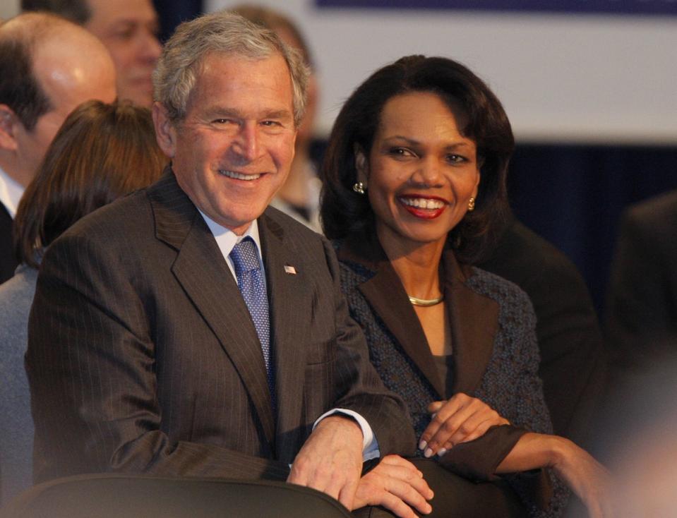 Condoleezza Rice was  the US’s top diplomat for the second half of George W Bush’s presidency (DDP/AFP via Getty Images)