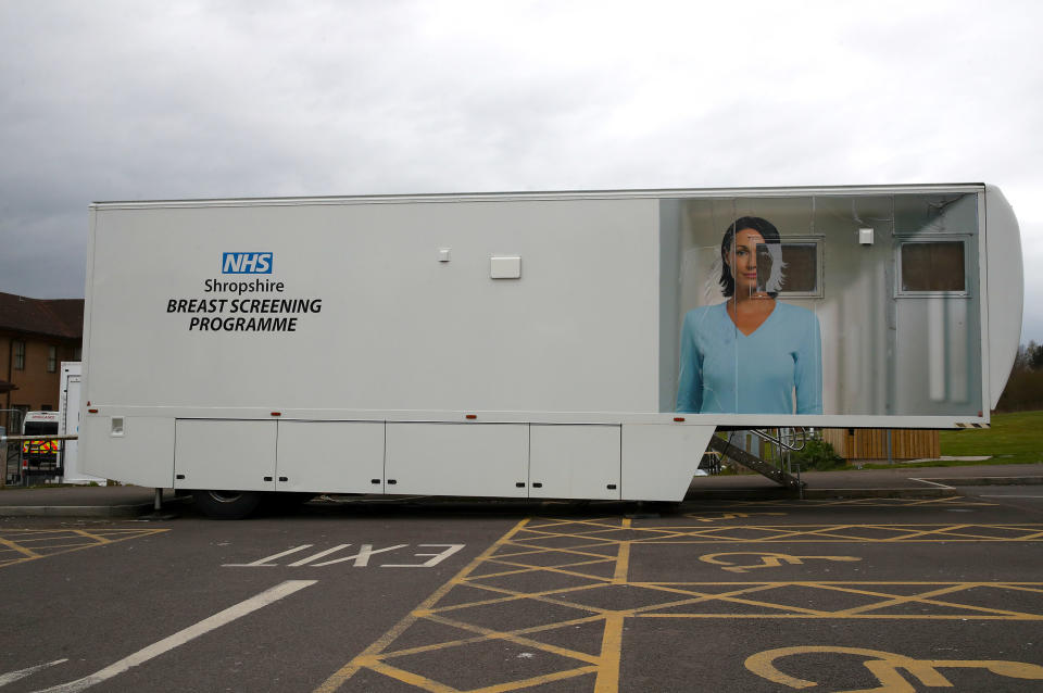 Image: Breast screening unit at Telford Hospital (Nick Potts / PA Images via Getty Images file)