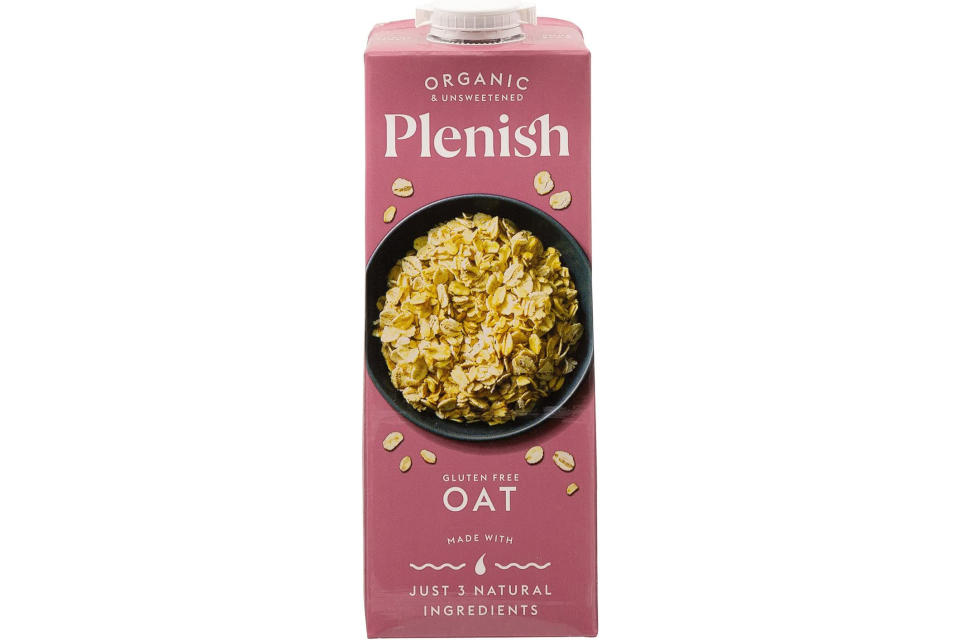 PLENISH Organic Unsweetened Gluten Free Oat Milk, 1 l. (Photo: Amazon SG)