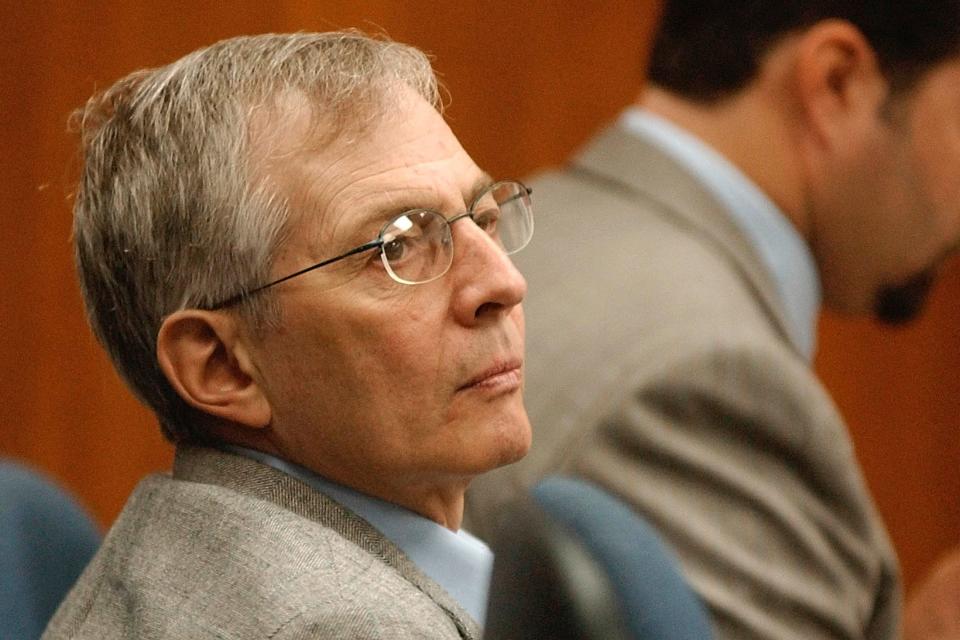 Robert Durst during a pretrial hearing for the murder of Morris Black in Galveston, Texas, September 2003.