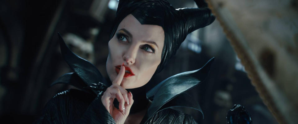 Angelina Jolie underwent a transformation that included prosthetic cheekbones and creepy contact lenses for her role in Disney’s “Maleficent,” yet she somehow still looked gorgeous. Paul Gooch led the hair and makeup teams with Rick Baker working on special effects makeup.