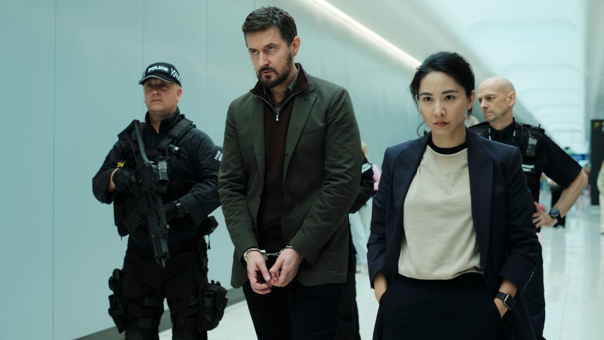 Richard Armitage and Jing Lusi in Red Eye