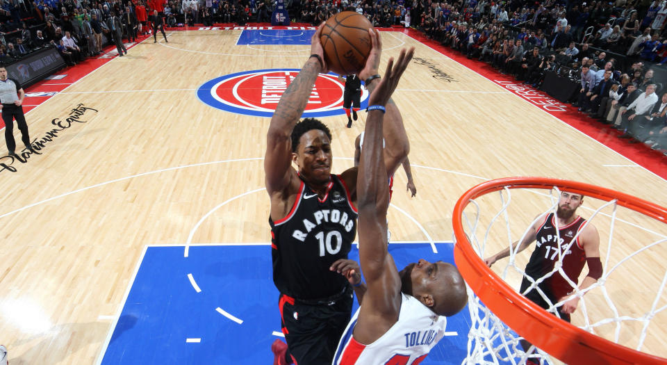 DeMar DeRozan’s March 7 game saving dunk against the Detroit Pistons qualifies as one of his top five plays of the year.