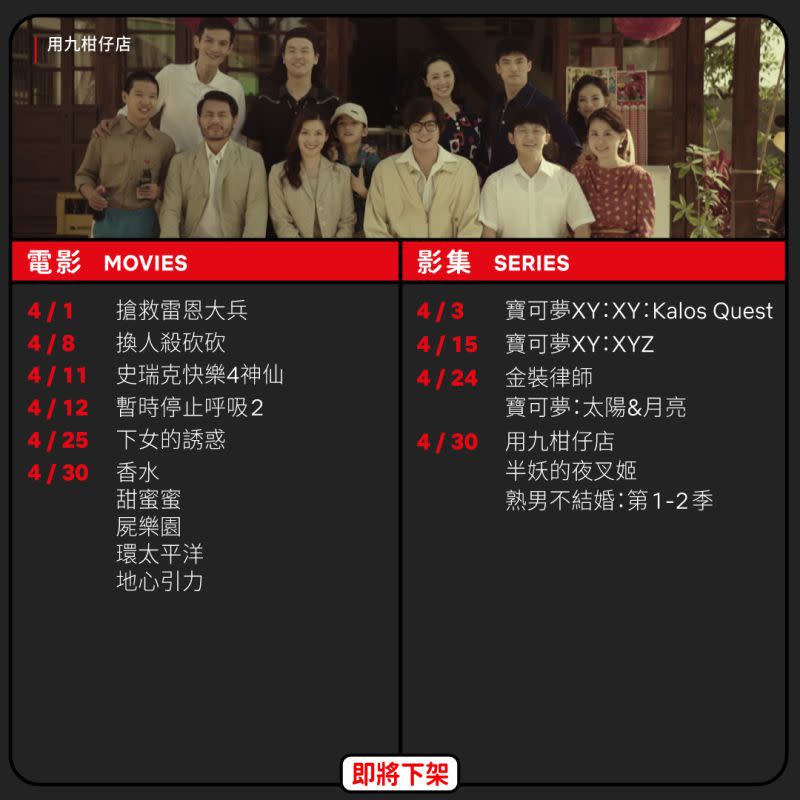 ▲4月下架片單中以寶可夢系列影集最讓家長不捨。（圖／翻攝Netflix臉書）