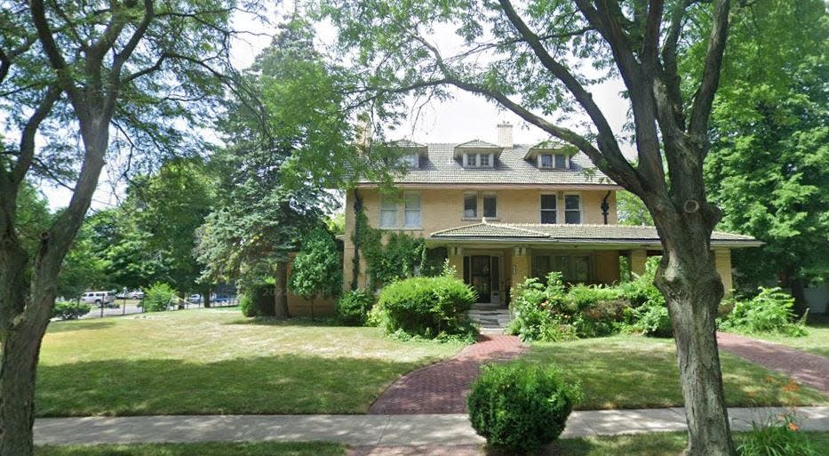 Aretha Franklin's childhood house at 7415 La Salle, in Detroit's Historic La Salle Gardens neighborhood.