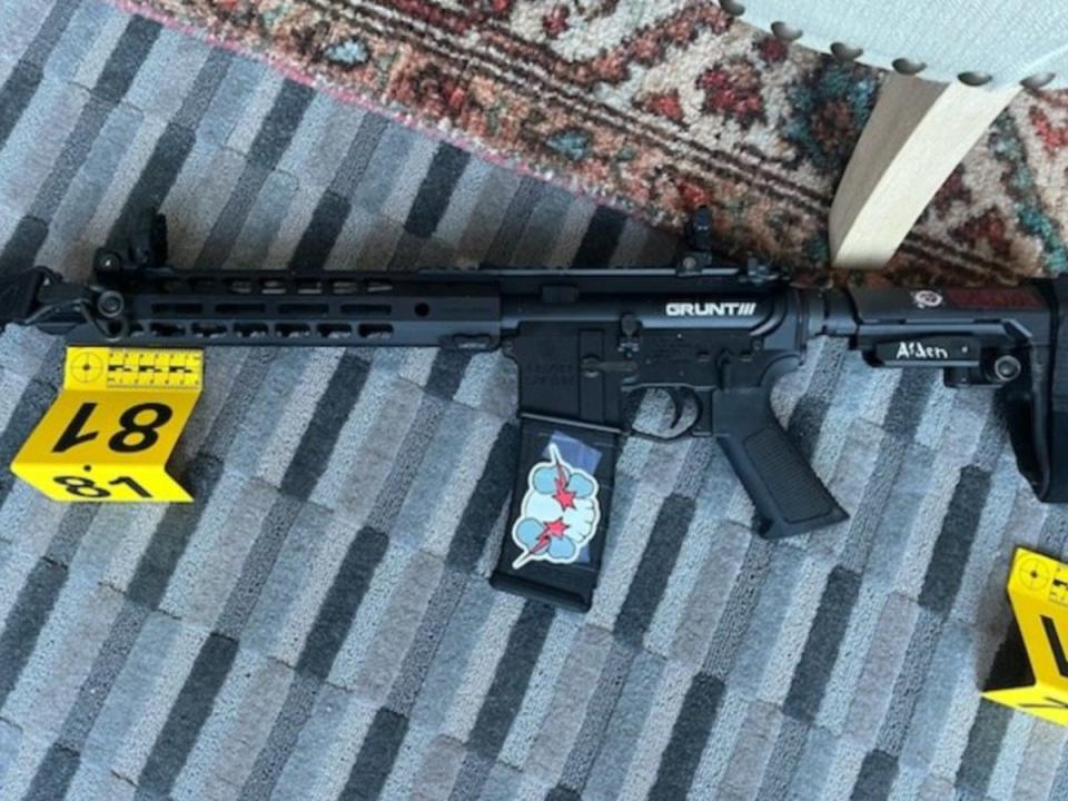 Police released photos of the Nashville school shooter’s personalised weapons (Metro Nashville Police Department / Twitter)