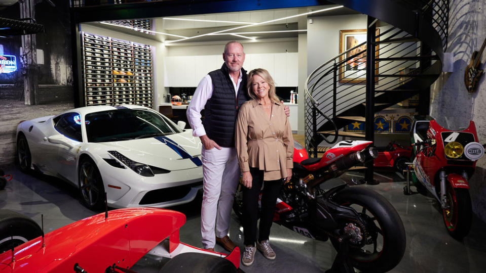 Scott Cunningham, the Hangar Group's founder and CEO, with his wife Christy.