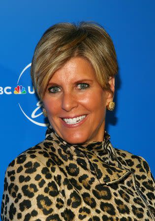 Financial guru Suze Orman revealed she is a lesbian in a February 2007 issue of the New York Times Magazine. Orman told the magazine, 'I have never been with a man in my whole life. I'm still a 55-year-old virgin.'