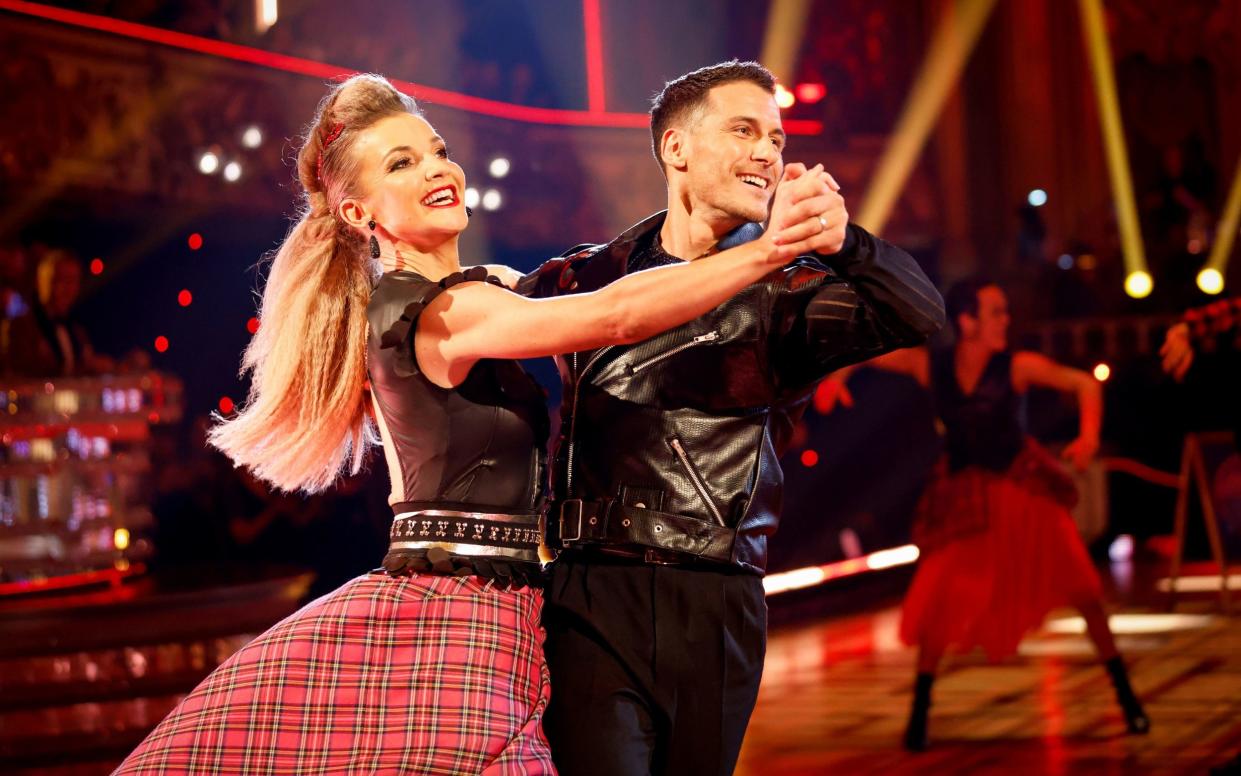 Helen and Gorka Márquez quickstepped their way to a near-perfect score in Blackpool - Guy Levy/PA