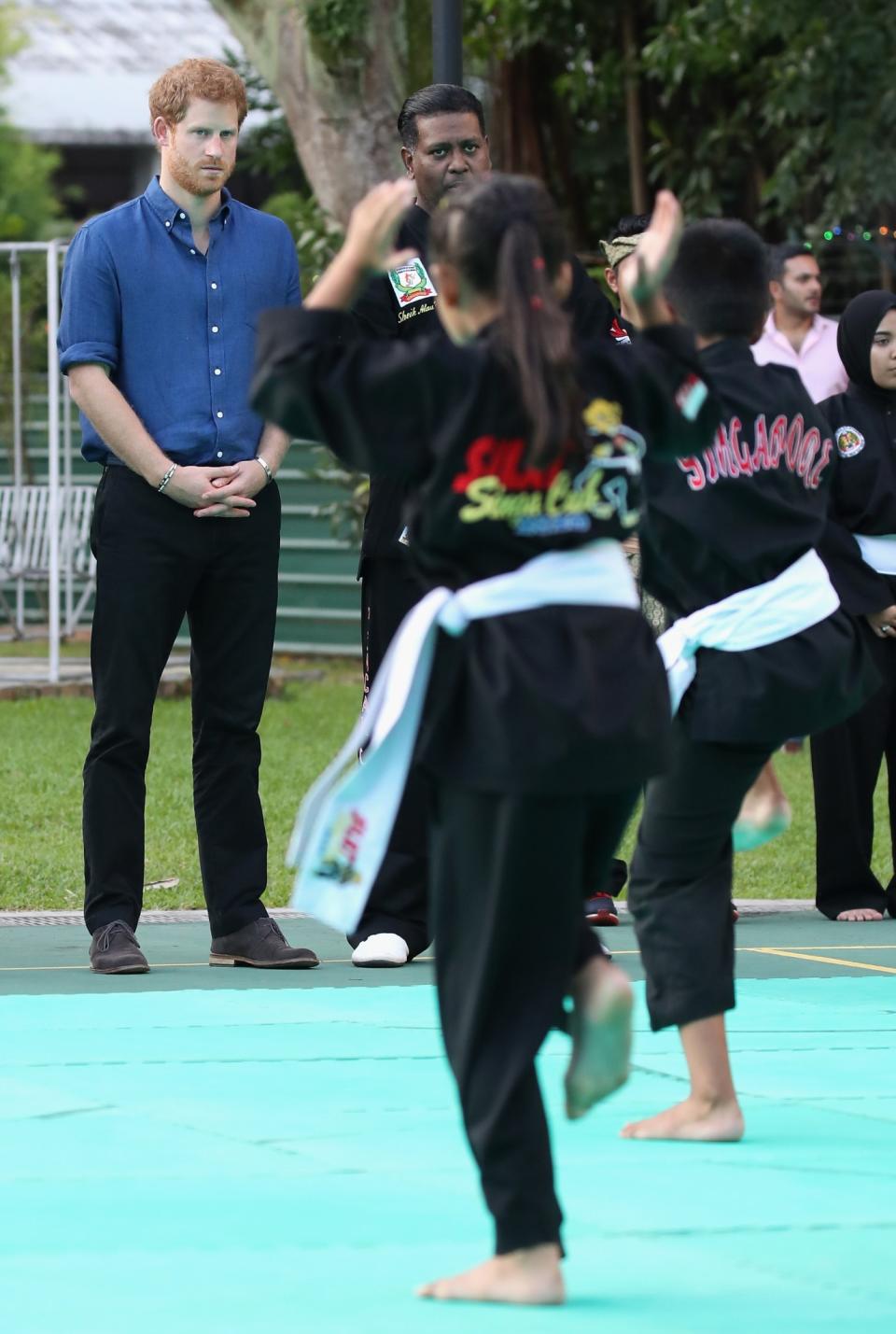 Prince Harry in Singapore