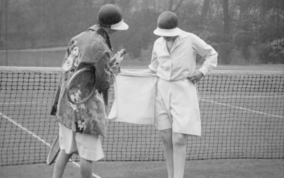 1926 newsreel entitled “Detachable Dress for Sportswomen”  - Credit: BFI Archive