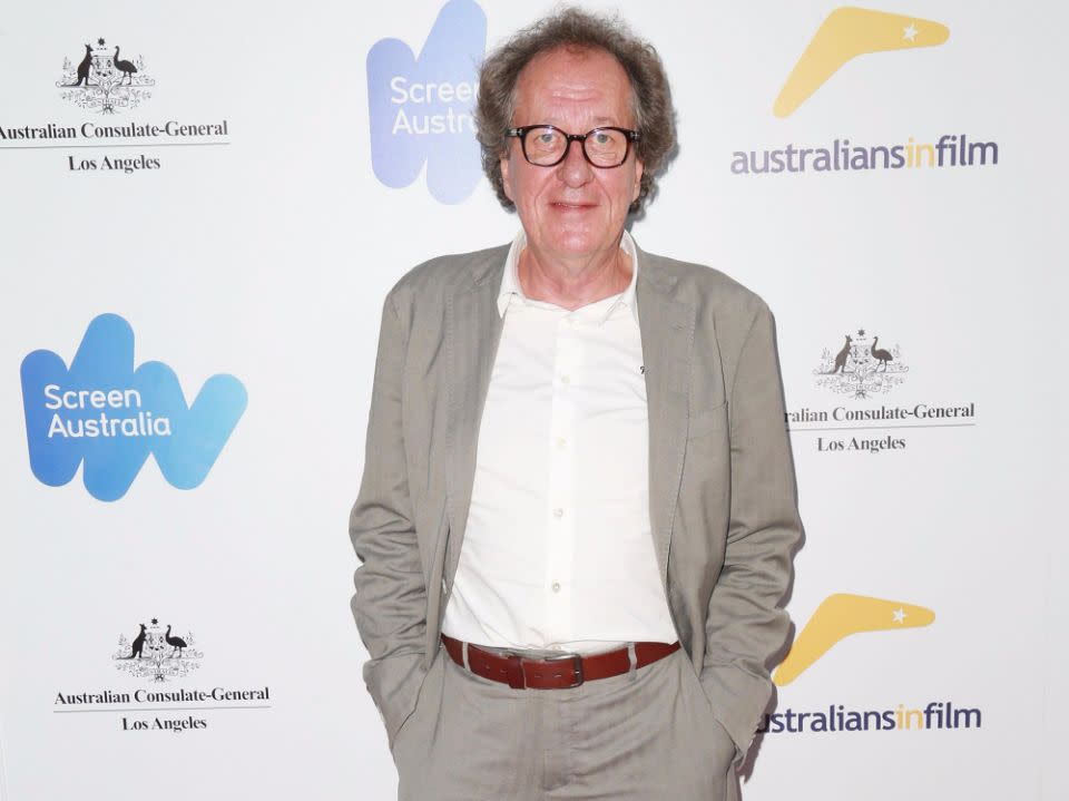 Aussie actor Geoffrey Rush has been accused of sexual misconduct whilst starring in the play King Lear. Source: Getty