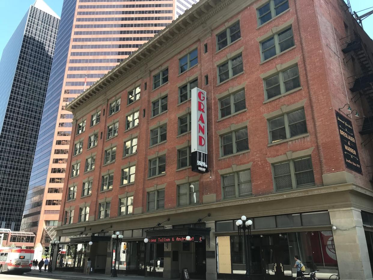 The executive director of the Grand Theatre said she was 'blindsided' when a feasibility plan focused on creating a sustainable financial future for the theatre was rejected by the building's landlord. (Bryan Labby/CBC - image credit)