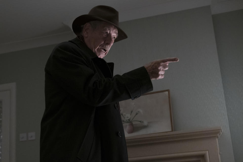 Ian McKellen as Roy Courtnay in Warner Bros. Pictures’ and New Line Cinema’s drama <i>The Good Liar</i>, a Warner Bros. Pictures release. 