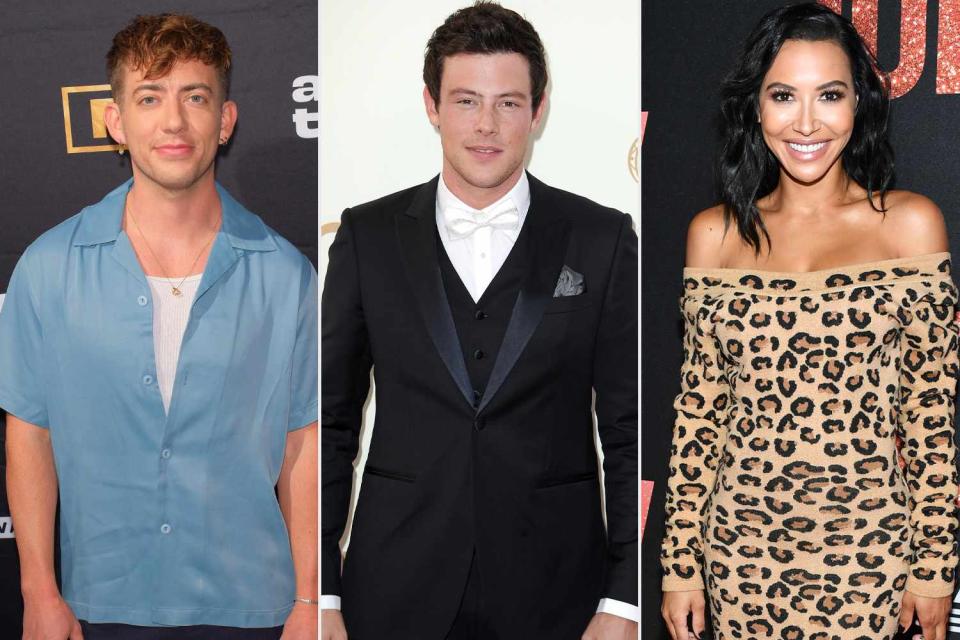 Kevin McHale, Cory Monteith and Naya Rivera