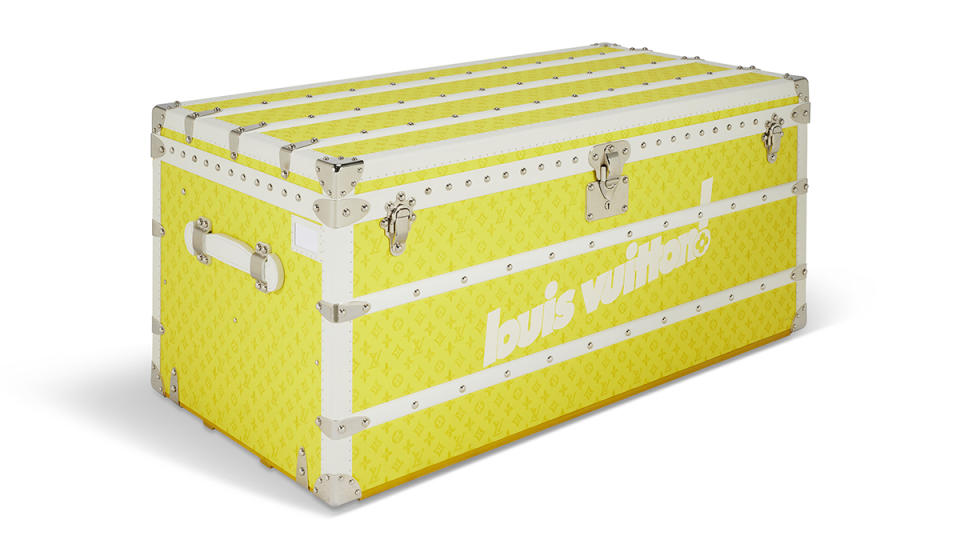 A 2021 trunk designed by Virgil Abloh ($54,000 to $76,000)