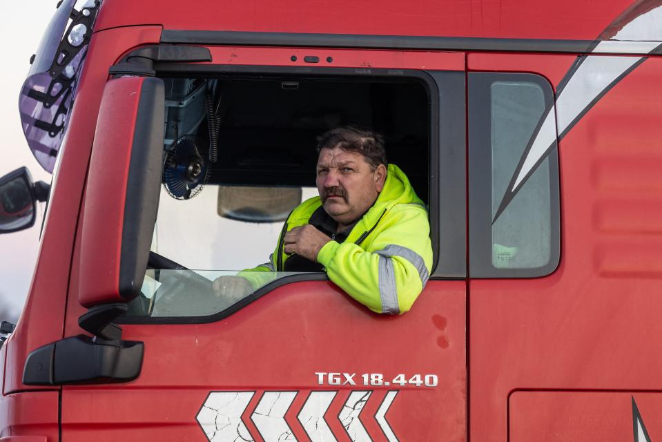 The transport blockade has been going on for nearly a month (AFP via Getty Images)