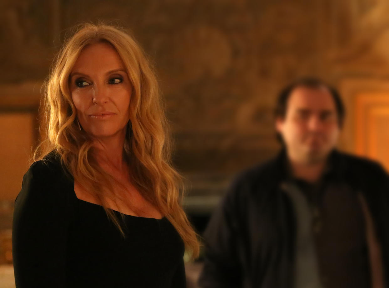 Toni Collette in MAFIA MAMMA. (Courtesy of levelFILM)