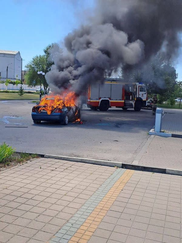 Aftermath of military strike in Belgorod region