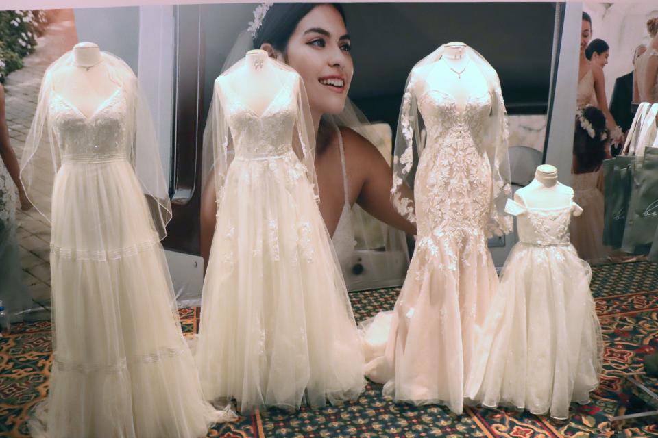 The annual Bridal Show held at the Amarillo Civic Center Sunday afternoon gives brides and grooms an opportunity to see a variety of services offered by wedding vendors.
