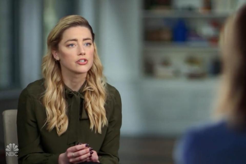 Amber Heard to go with her Dateline appearance