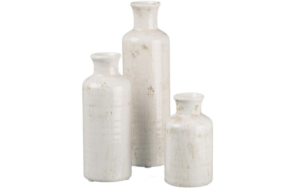 3) Sullivans Ceramic Vase Set - 3 Small Vases