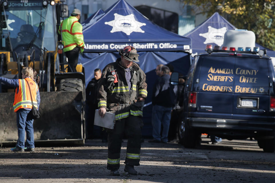 Fatal warehouse fire in Oakland