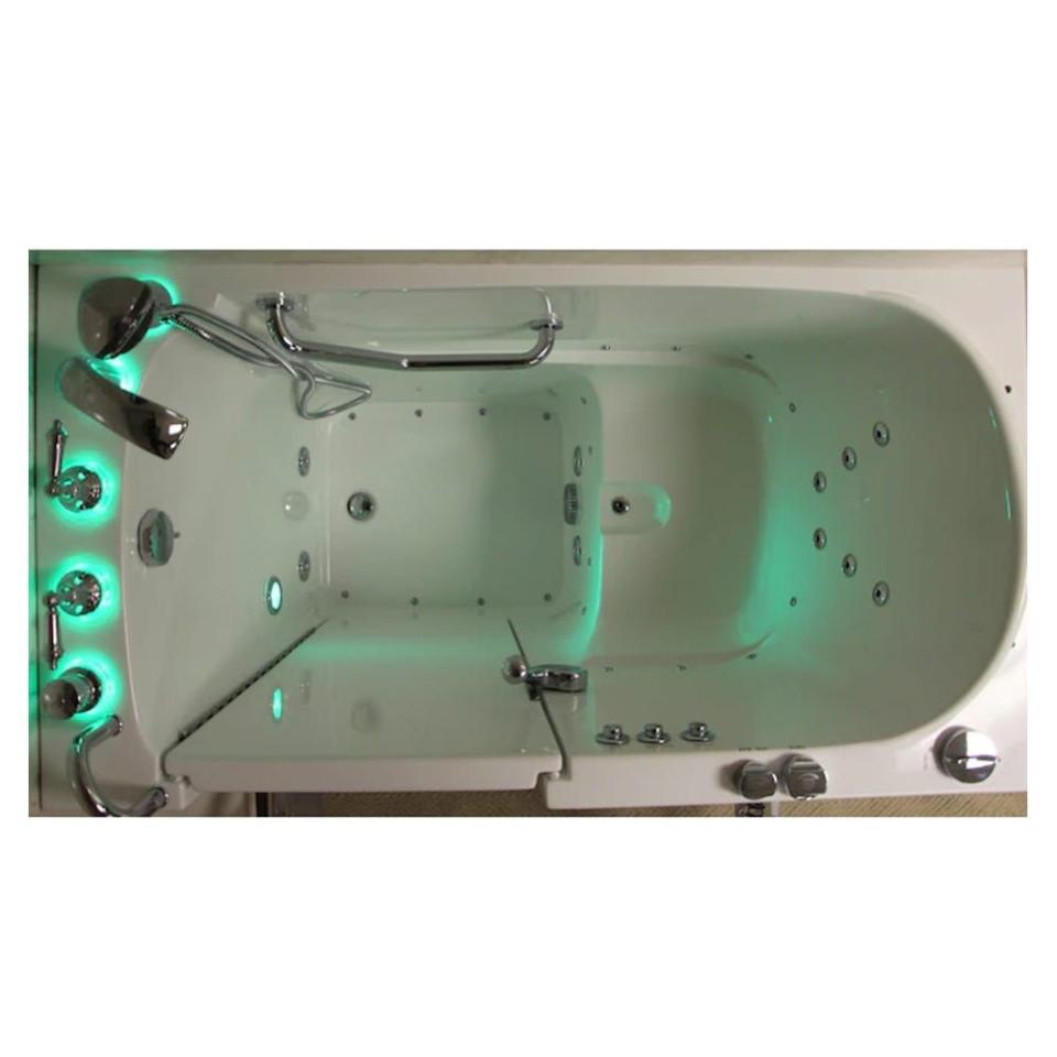 4) Total Care Bathing BS series White Fiberglass Tub