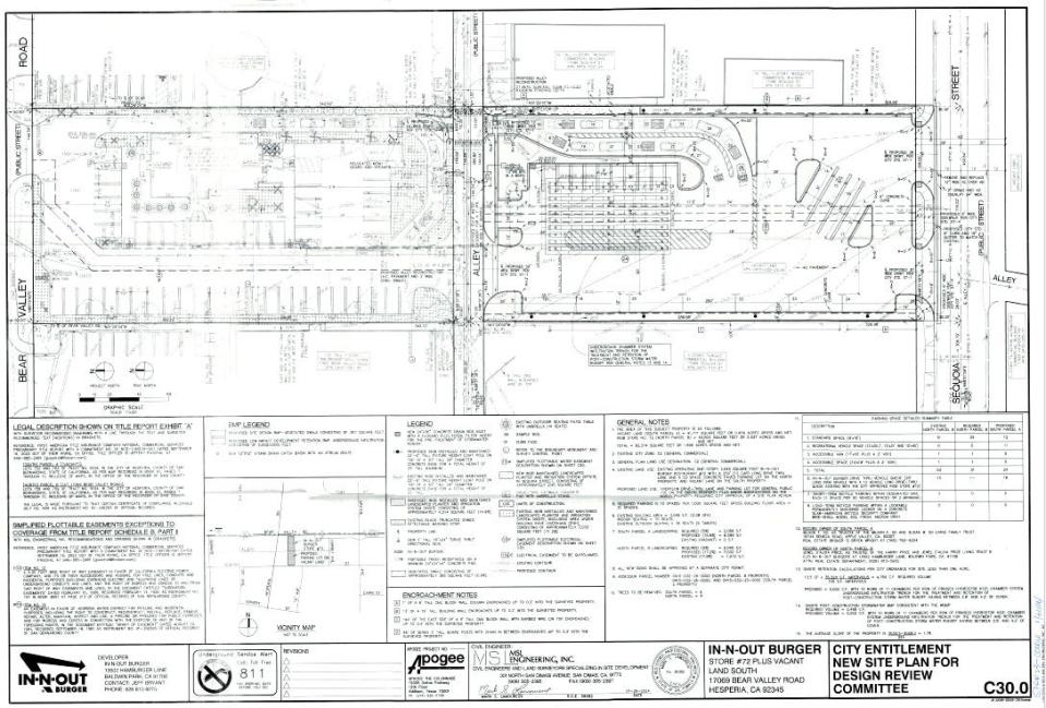 In-N-Out Burger officials are hoping that a proposed expansion project eases traffic congestion as customers drive onto the restaurant property on Bear Valley Road in Hesperia.