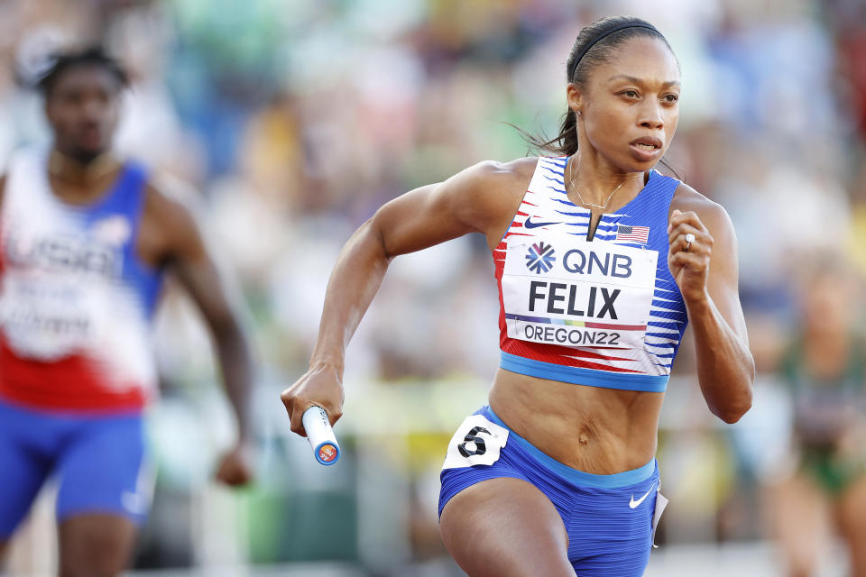 Allyson Felix  (Steph Chambers / Getty Images)