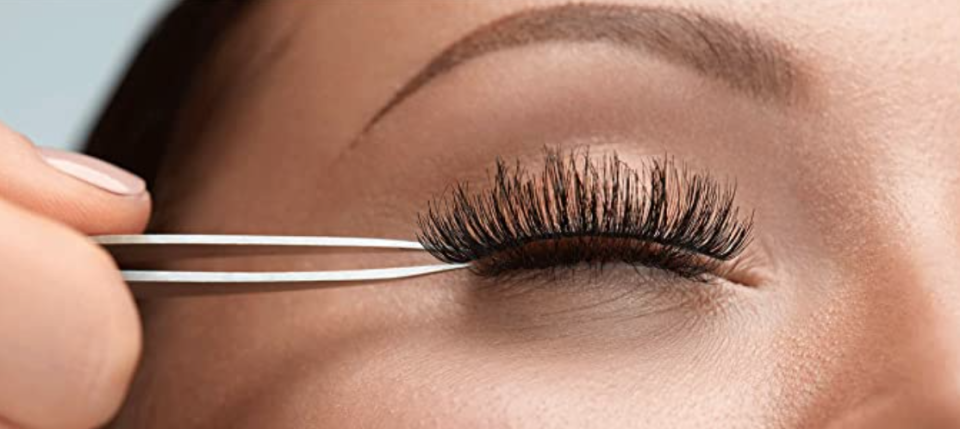 Use them to apply false eyelashes flawlessly. (Photo: Amazon)