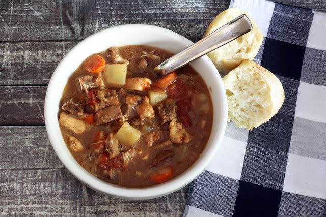 Diana Rattray Slow Cooker Beef and Chicken Stew