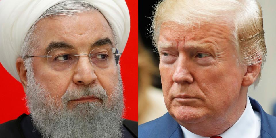 rouhani donald trump iran us war conflict