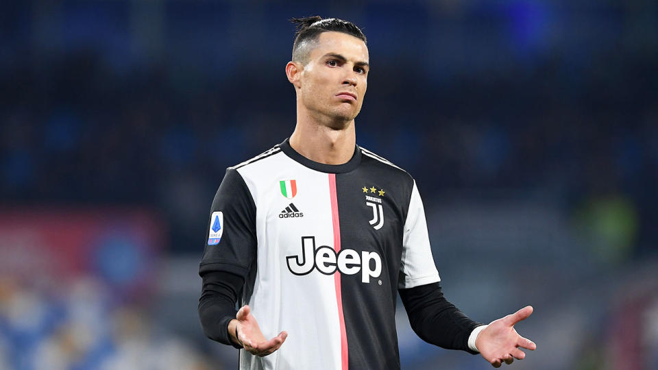 Pictured here, Juventus star Cristiano Ronaldo. 