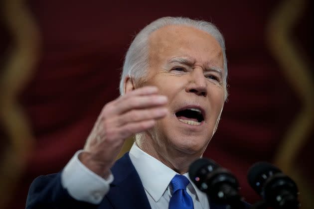 Attorneys for President Joe Biden's administration faced skepticism from the Supreme Court's conservative justices, who heard arguments Friday on whether to halt federal vaccine rules. (Photo: Drew Angerer via Getty Images)