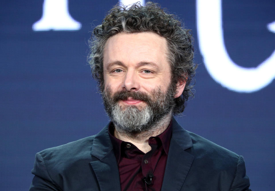 PASADENA, CALIFORNIA - FEBRUARY 13: Michael Sheen of the television show ‘Good Omens’ speaks during the Amazon Prime Video Session of the 2019 Winter Television Critics Association Press Tour at The Langham Huntington, Pasadena on February 13, 2019 in Pasadena, California. (Photo by Frederick M. Brown/Getty Images)